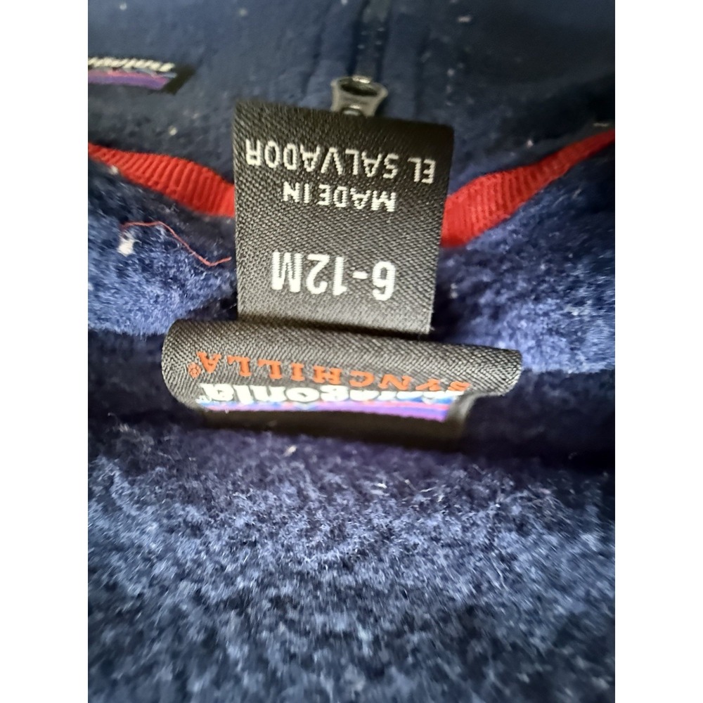 Patagonia Blue Toddler Vest Size 6-12mo